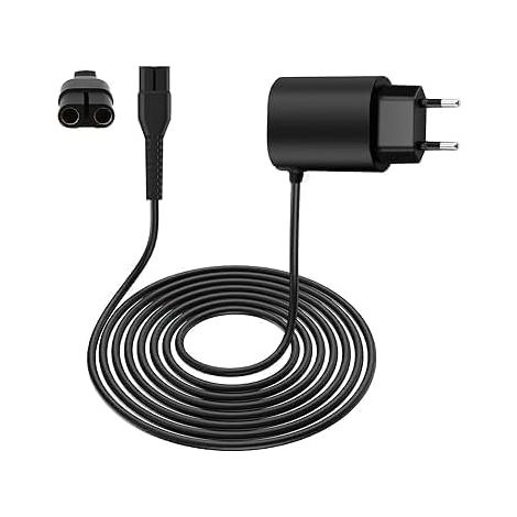 12V 0,4A Ladegerät für Elektrorasierer der Serien 9/7/6/5/4/3/2/1, Netzkabel für Rasierer, Kurzschlussschutzkabel, 1 m Kabel (1/5)