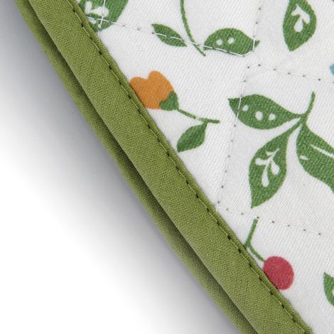 Gants de four à micro-ondes épais et antidérapants, maniques de cuisine à motifs floraux japonais (1/4)