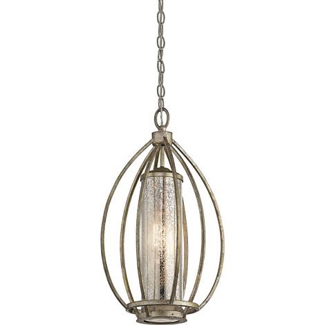 Elstead Rosalie - 1 Licht Deckenpendelleuchte Gold, E27 (1/5)