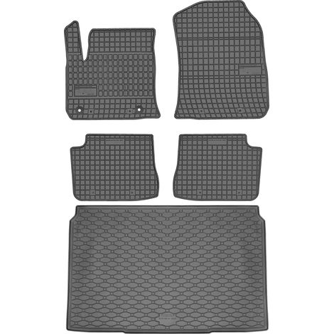 Opel Corsa-e Hatchback da marzo 2020 SET - tappetini in gomma per auto + tappetino per il bagagliaio