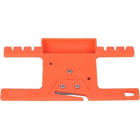 Enrouleur de corde multifonction 2024 pour parapluie, rangement de corde, matériel de camping (orange)