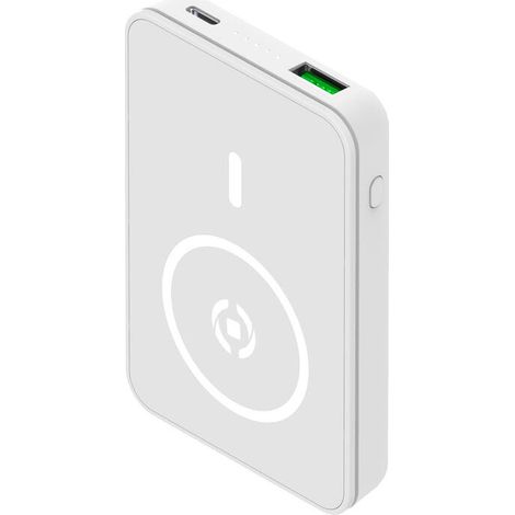 Power bank celly magpb5000 5000 mah cargador inalámbrico blanco (1/4)