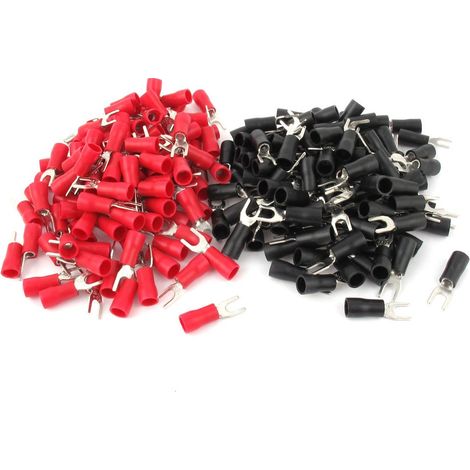200 pièces 14-12 AWG fil de câble isolé borne à ressort  8 rouge noir (e07f568eba1b5452a5d1694cdcf3