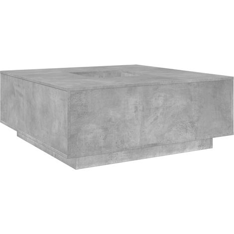 vidaXL Tavolino Salotto Grigio Cemento 100x100x40 cm Legno Multistrato