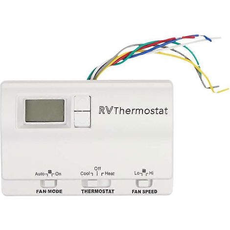 83303862 Wand-Digitalthermostat Wohnmobil-Thermostat Ersatzteile Professionelle Temperatureinstellung für Thermostat Weiß (1/5)