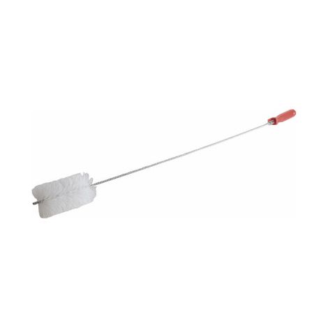 Goupillon nylon 80 mm – Tige torsadée 1 m – Fil de 0,80 mm pour nettoyage efficace – Zones difficiles d'accès