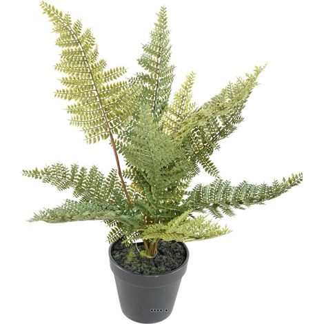 Fougère artificielle en pot H 45 cm