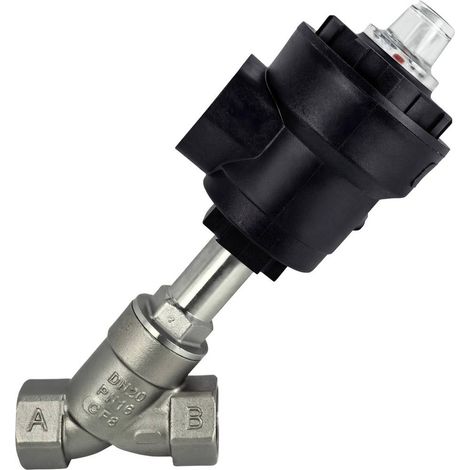 TRU COMPONENTS Valvola pneumatica TC-14215240 TC-TPV101PX2050NCS Materiale cassa Acciaio inox Materiale sig PTFE 1 pz. (1/4)
