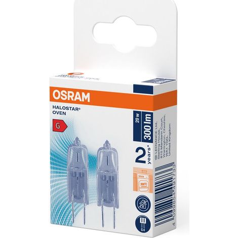 Ampoule Osram halostar oven halogène 20 W dimmable 2 pcs (1/3)