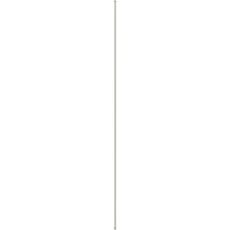 La Croisee Ds – Tringle aluminium 2500 mm – Accessoire de fixation pour crémone – Diamètre 11,7 x 11,7 mm – Pions de glissement inclus (1/7)