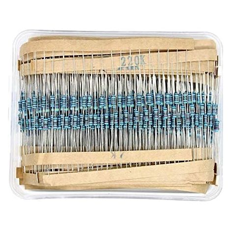 ARCELI 600PCS 30 Types de résistance chacun 20/1 / 4W Anneau à Cinq Couleurs résistance 1% Paquet de résistance de Film métallique de précision (1/3)