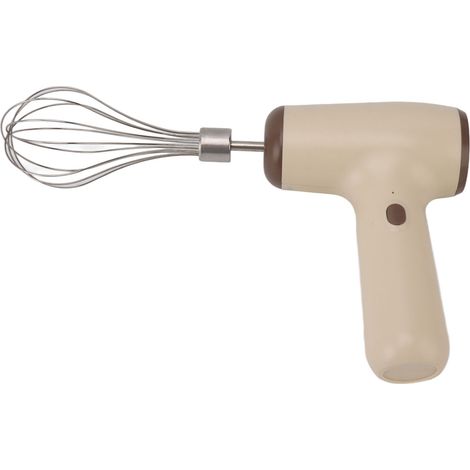 Hachoir à ail électrique, batteur à œufs, robot culinaire portatif sans fil, rechargeable par USB, accessoires de cuisine et de pâtisserie, beige (1/5)