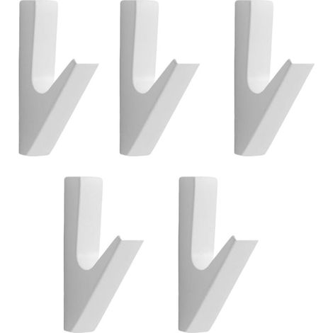 Robuster Kleiderhaken. Stabiler Kleiderhaken aus Aluminium, stilvoll und praktisch zur Organisation von Stauräumen. (1/4)