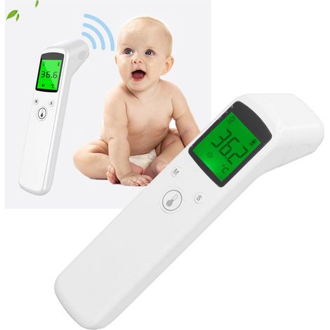 Infrarot-Stirnthermometer, elektronisches Thermometer für Säuglinge und Kleinkinder, Babythermometer für zu Hause, Ohrthermometer. (1/5)