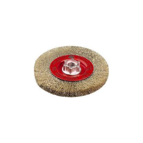 SPAZZOLA A DISCO CON PUNTA IN OTTONE M14 Ø115 / 0,30 MM - HSP 115EM14