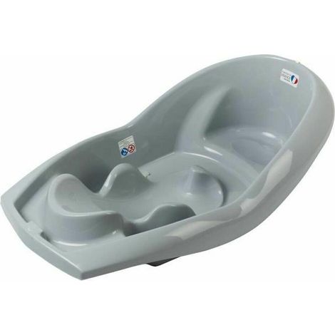 Thermobaby Lagon Babybadewanne grau mit integriertem Sitz