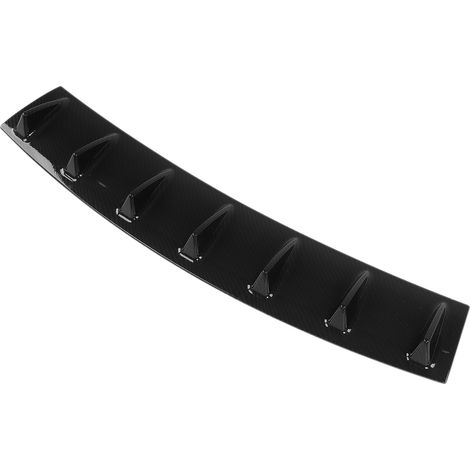 Universeller Heckstoßstangendiffusor im Haifischflossen-Design mit 7 Lamellen, schwarz, Ersatzteil für Acura (1/5)