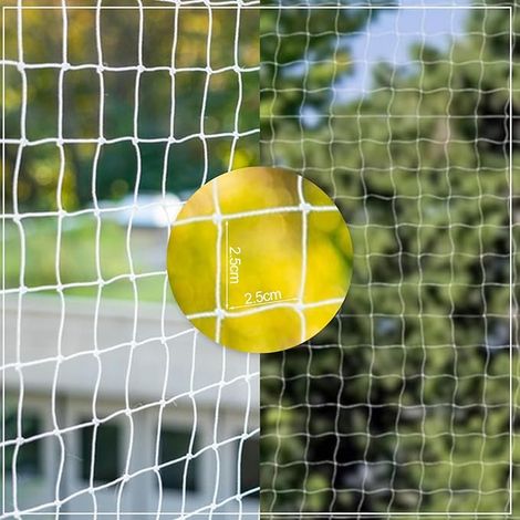 Katzennetz für Balkon 4x3 m Transparent, Sicherheit + Zubehör (1/4)