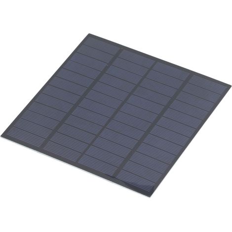 Mini panneau solaire en polysilicium 12 V 3 W, module de chargeur à petites cellules, panneau solaire portable d'extérieur à monter soi-même (1/5)
