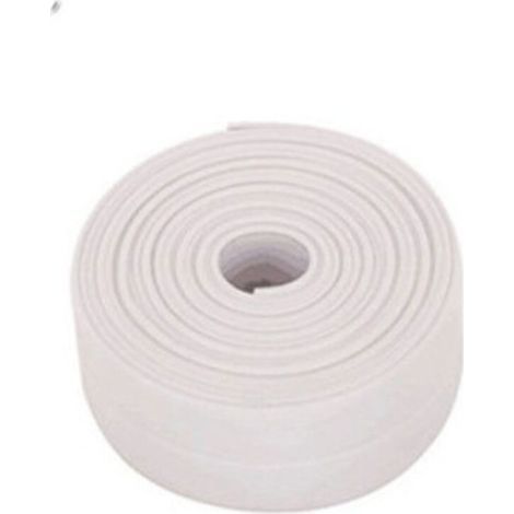 Joint Etancheite Auto Adhesif - Bande Silicone PVC Blanc - Pour Salle De Bain Cuisine Toilette Douche - 2 Pieces (1/5)