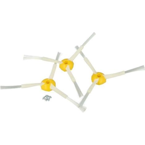 Ahlsen 3er-Set Seitenbürsten, kompatibel mit iRobot Roomba 555, 560, 562, 563, 564, 565, 570, 580, 581, 590 Saugrobotern – Bürstenset, weiß (1/3)