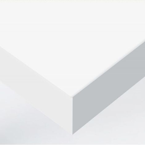 DIMEXACT - Papier peint autocollant blanc mat haute finition - 60 cm x 0.5 m - En Rouleau (1/3)