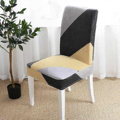 Pieces Housse de Chaise, Extensible Amovible Lavable Moderne Couverture de Chaise pour Salle Manger Slipcover-Dcoration Bouquet de Mariage, Htel, R (1/5)