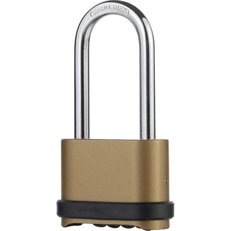 Lntyq Cadenas Code 4 Chiffres, Cadenas à combinaison Anse Longue étanche pour l'extérieur en zinc, Cadenas de Sécurité pour Jardins,Cours,Porte,Clôture,Casier