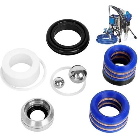 244194 Kit di riparazione pompa - Kit di riparazione accessori per pompa per verniciatura ad aria compressa, ricambi e accessori compatibili con i modelli 295 390 395 490 495 595 3400