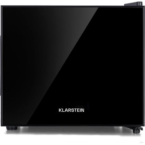 Klarstein Frosty Minifrigorífico EEC A Puerta de cristal 10 L Negro