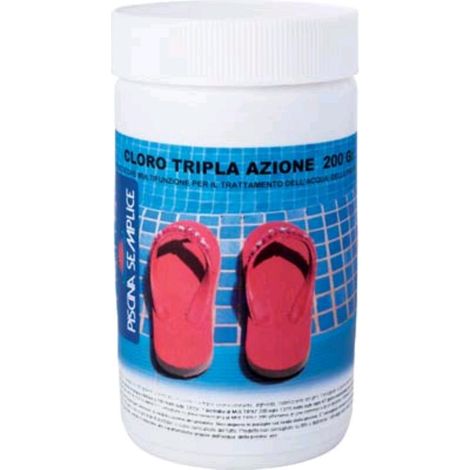 Cloro Multiazione Per Piscina Lapi Kg 1=5Xgr 200 - 1Pz (1/7)