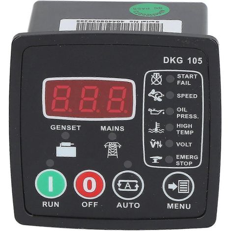 Panneau de commande de démarrage/arrêt automatique pour moteur diesel/essence de générateur 2025 (1/2)