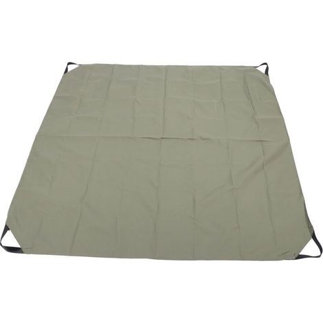 Sac réutilisable pour ramasser les feuilles, couverture de pique-nique pliable en tissu Oxford avec poignée, 57 x 57 pouces, imperméable. (1/5)