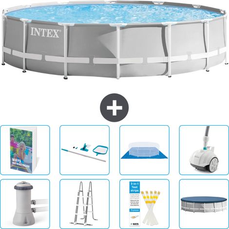 Intex Piscina Prism Frame Rotonda - 427x107 cm - 9-pezzi  S605