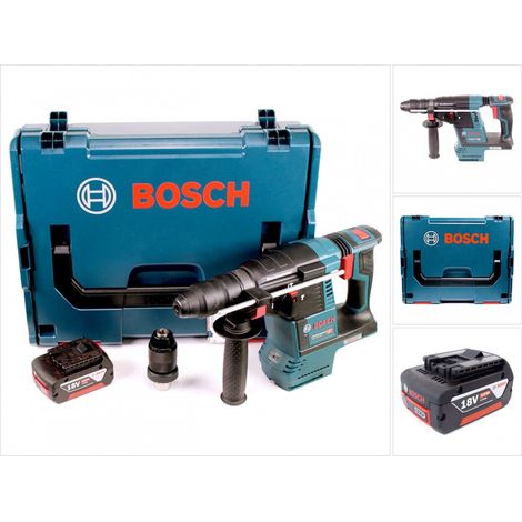 Bosch GBH 18V-26 F Akku Bohrhammer 18V 2,6J brushless SDS plus + 1x Akku 5,0Ah + L-Boxx - ohne Schnellladegerät