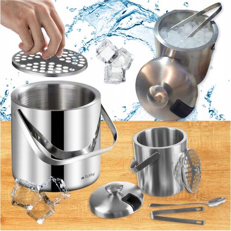 Eisbehälter mit Thermofunktion, 1,3 l, Metallzange (1/5)