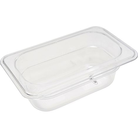 Bac Gastronorme - 1/9 GN - Profondeur de 6,5 cm - Polycarbonate - Maxima