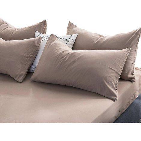 Housse de coussin 48 x 74 cm, pour canapé, chambre, maison de campagne, décoration extérieure, lot de 2 - Kaki (1/5)