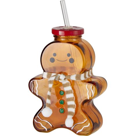 Bicchiere natalizio con cannuccia PERAGA CHRISTMAS