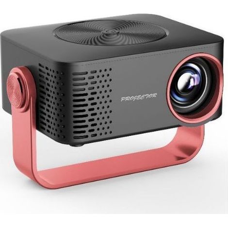 M60 Mini Projector WiFi 6, 1080P Native 4K Supported Video Projector with Auto Keystone Correction Focus, Portable Outdoor Movie Projector for iPhone/Android/PS5, Home Cinema Blanc et Noir (1/5)