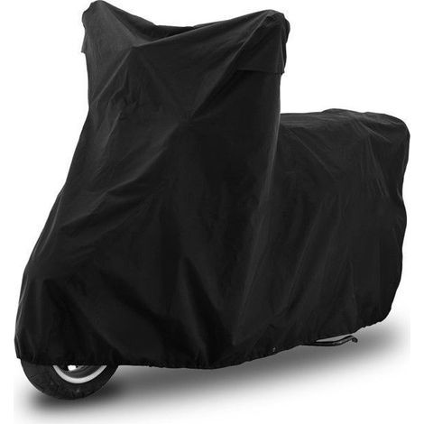 Housse de protection Vespa Primavera 50/125/150 - Bâche imperméable nylon 190TPU Noir M-L (180x75x99 cm) (1/3)