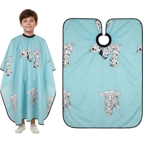 Capa de peluquería infantil, delantal para cortes de pelo infantiles, 120 cm, hebilla (1/5)
