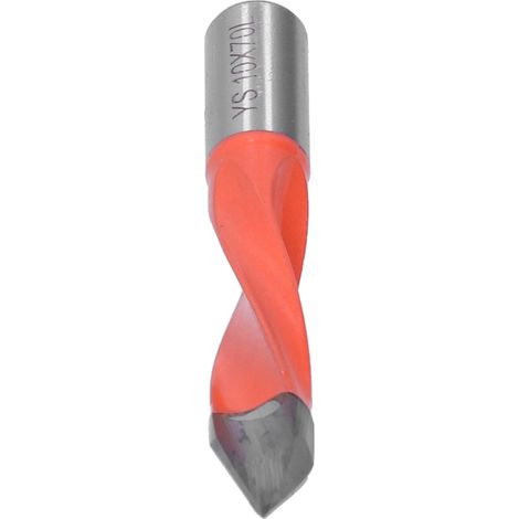 Foret à bois 1/2 en acier allié au carbone, outil de perçage et de poinçonnage, outil de menuiserie T10x70L (1/5)