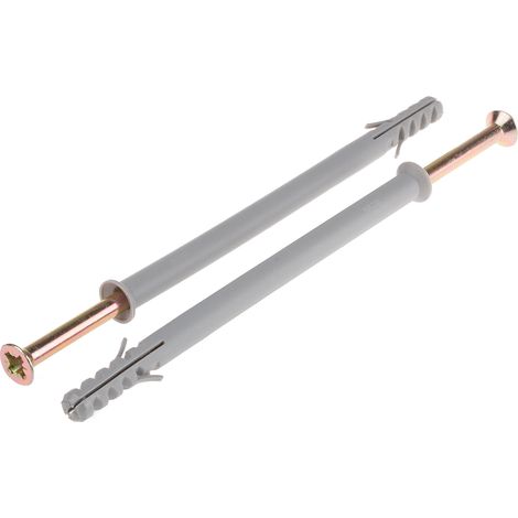 Rs Pro – Chevilles à frapper nylon 10mm – Longueur 160mm – Pour béton et maçonnerie – Boîte de 20 unités – Fixations solides et durables