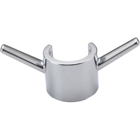 Clip de fixation pour barre de douche à percer, couleur argent, compatible avec les barres de 24/25 mm pour suspendre serviettes et vêtements, solution de rangement pour salle de bain en ABS (1/5)
