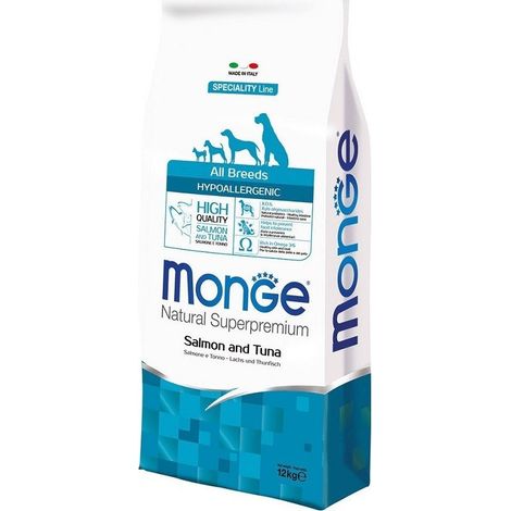 MONGE Natural SUPERPREMIUM Hypoallergénique Chien Croquettes pour Chien