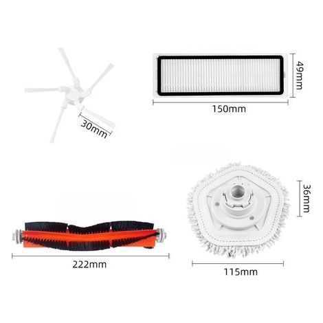 Compatible with Dreame robot vacuums, suitable for W10/W10pro, main brush/filter/mop, accessories (1/4)