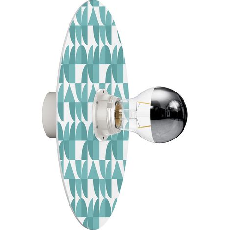 Lampada da parete o soffitto con paralume a disegni geometrici 'Kaleidoscope' - Waterproof IP44