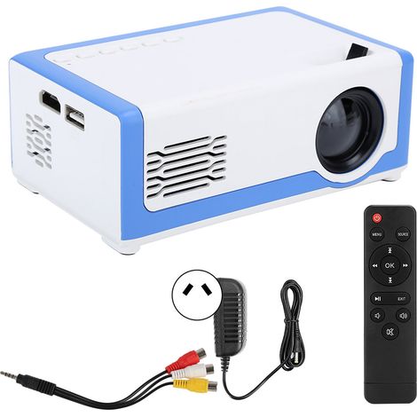Mini-projecteur LED M1 1080P Haute Définition Cinéma Maison Portable Lecteur Multimédia 100-240V Prises AU (1/5)