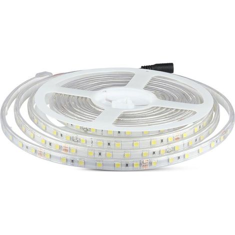 Ruban LED V-TAC SMD5050 300LED 24V IP65 10W/m 4000K (1/5)